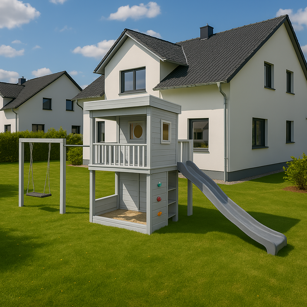 Ein Spielturm für die ganze Familie – Outdoor Calisthenics Fitness im eigenen Garten