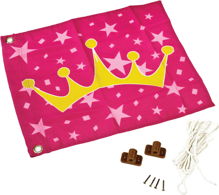 Flag med hejsesystem - Princess