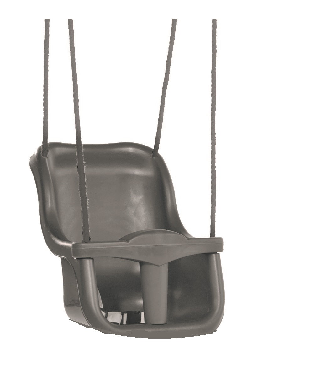 Babygyngesæde i luksus antracit