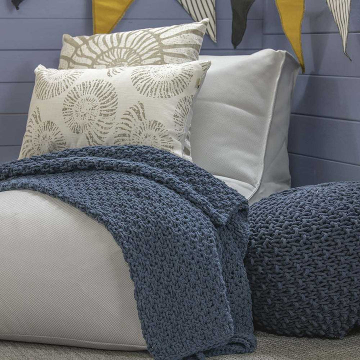 Combiset pælehus blå-beige