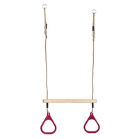 trætrapez med plastringe