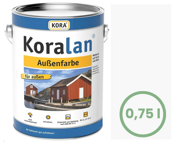 Koralan udvendig maling hvid