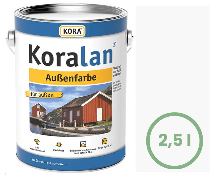 Koralan udvendig maling hvid