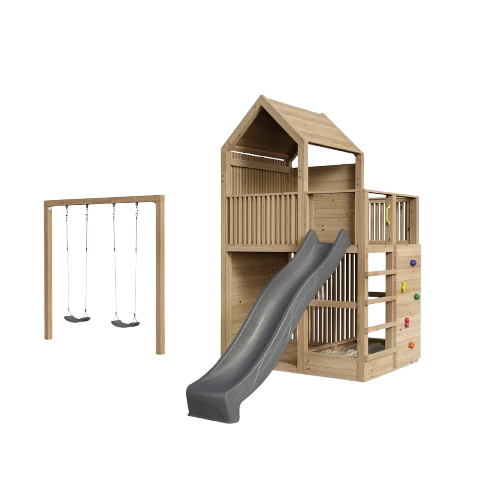 Spielturm Anton – Kompakt - Swing – Fichte  - 376
