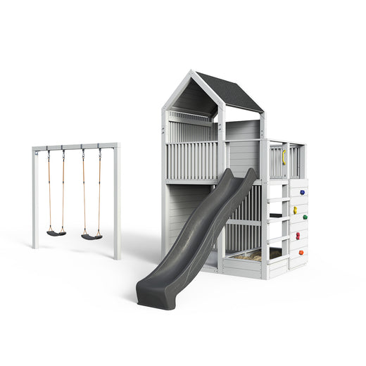 Spielturm Anton – Kompakt - Swing – Fichte  - 376