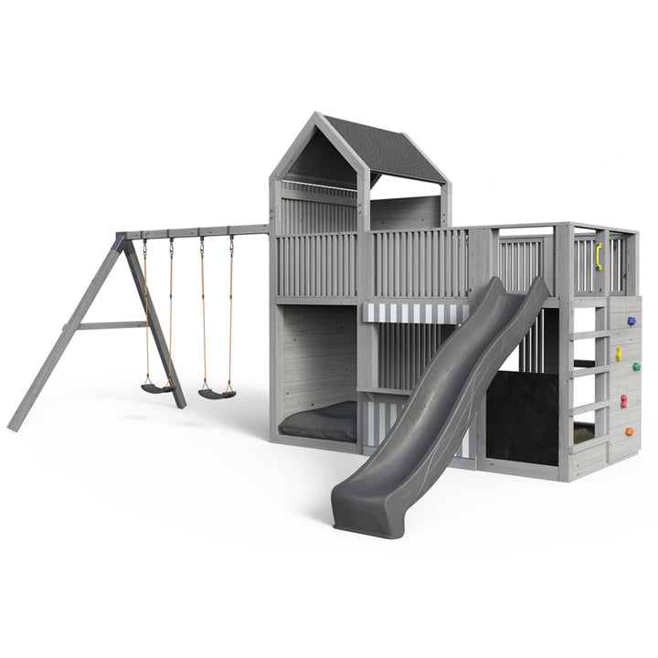 Spielturm Anton - Premium - Swing – 377 - Fichte