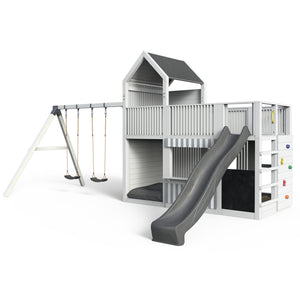 Spielturm Anton - Premium - Swing – Fichte -  377