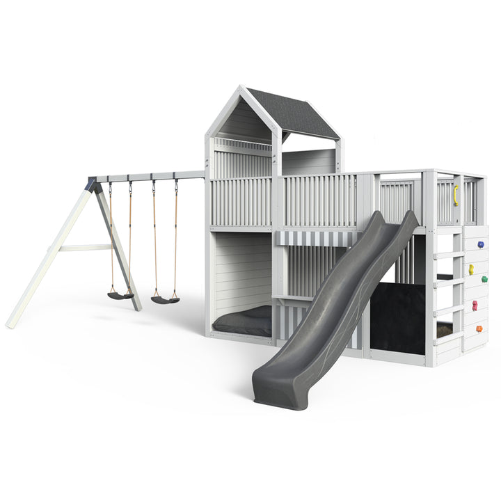 Spielturm Anton - Premium - Swing – 377 - Fichte