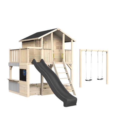 Edition - Stilt House Tobi Play World - 812 - Med butik, gynge, rutsjebane