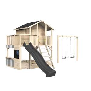 Edition - Stilt House Tobi Play World - 812 - Med butik, gynge, rutsjebane
