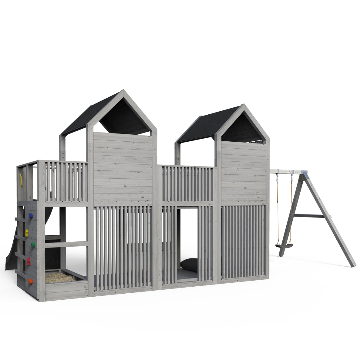 Spielturm Anton – Loft - Swing – 379 - Fichte