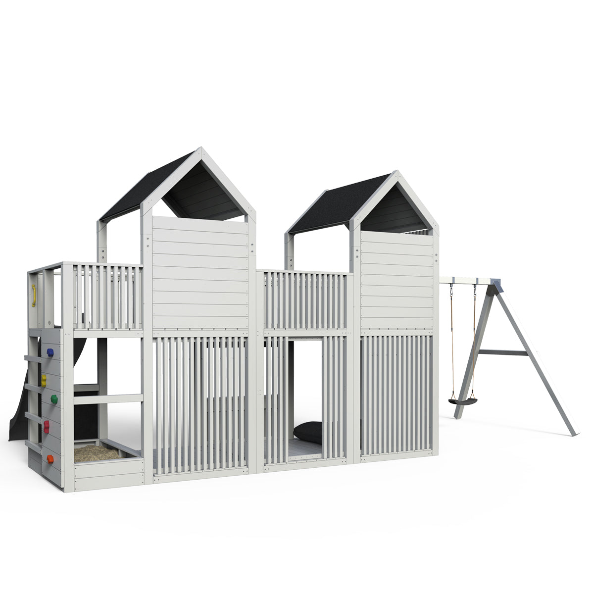 Spielturm Anton – Loft - Swing – 379 - Fichte