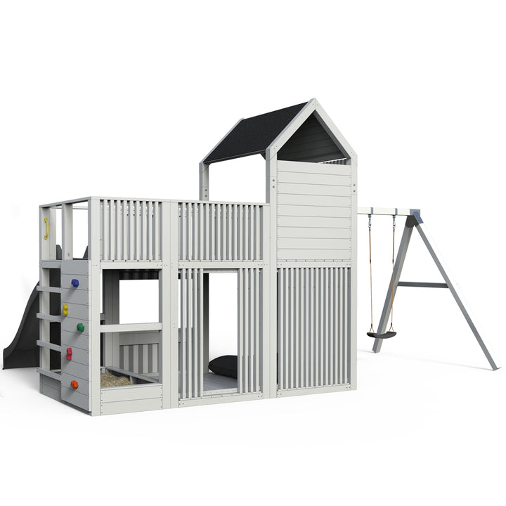 Spielturm Anton - Premium - Swing – 377 - Fichte