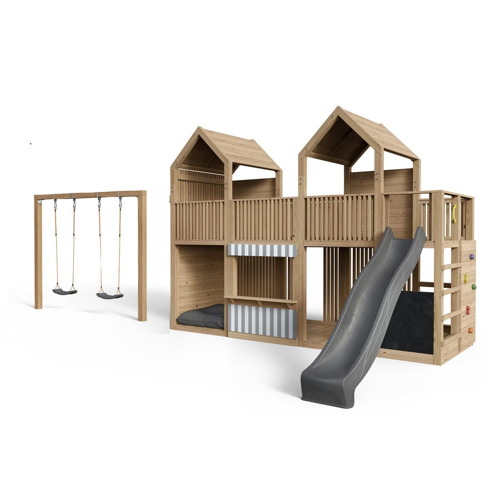 Spielturm Anton – Loft - Swing – Fichte - 379