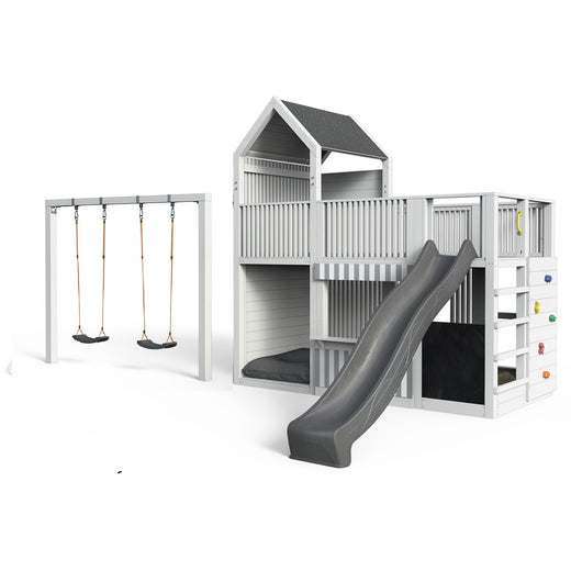 Spielturm Anton - Premium - Swing – Fichte -  377