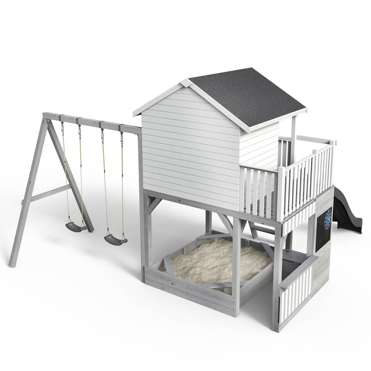 Edition - Stilt House Tobi Play World - 812 - Med butik, gynge, rutsjebane