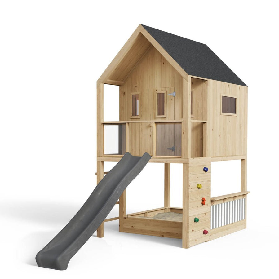 Styltehus Ella Kompakt 540 med perronhøjde 1,50m og rumhøjde 2,20m