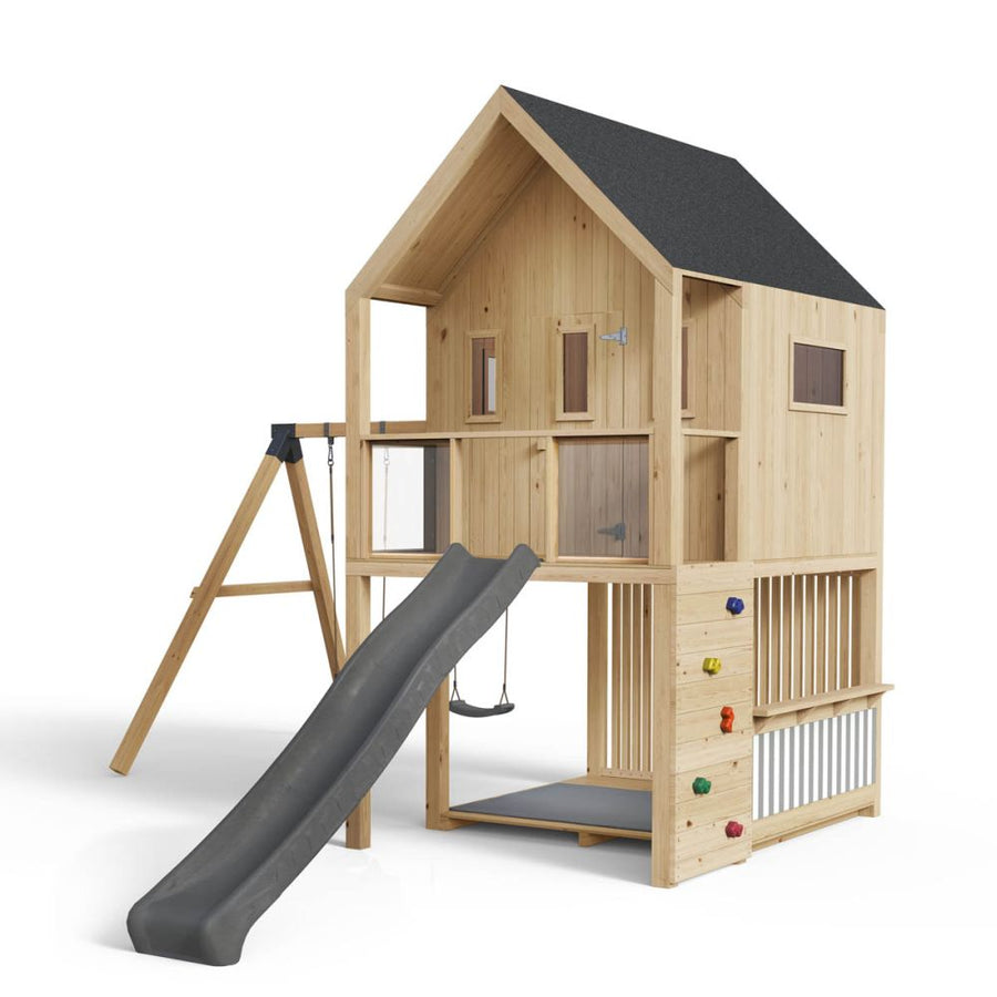 Styltehus Ella Lounge Swing 543 med platformshøjde 1,50 m rumhøjde 2,20 m