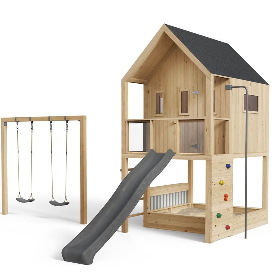 Styltehus Ella Premium Swing 545 med platformshøjde 1,50m, indvendig højde 2,20m